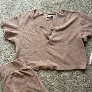 Abercrombie and fitch matching lounge set